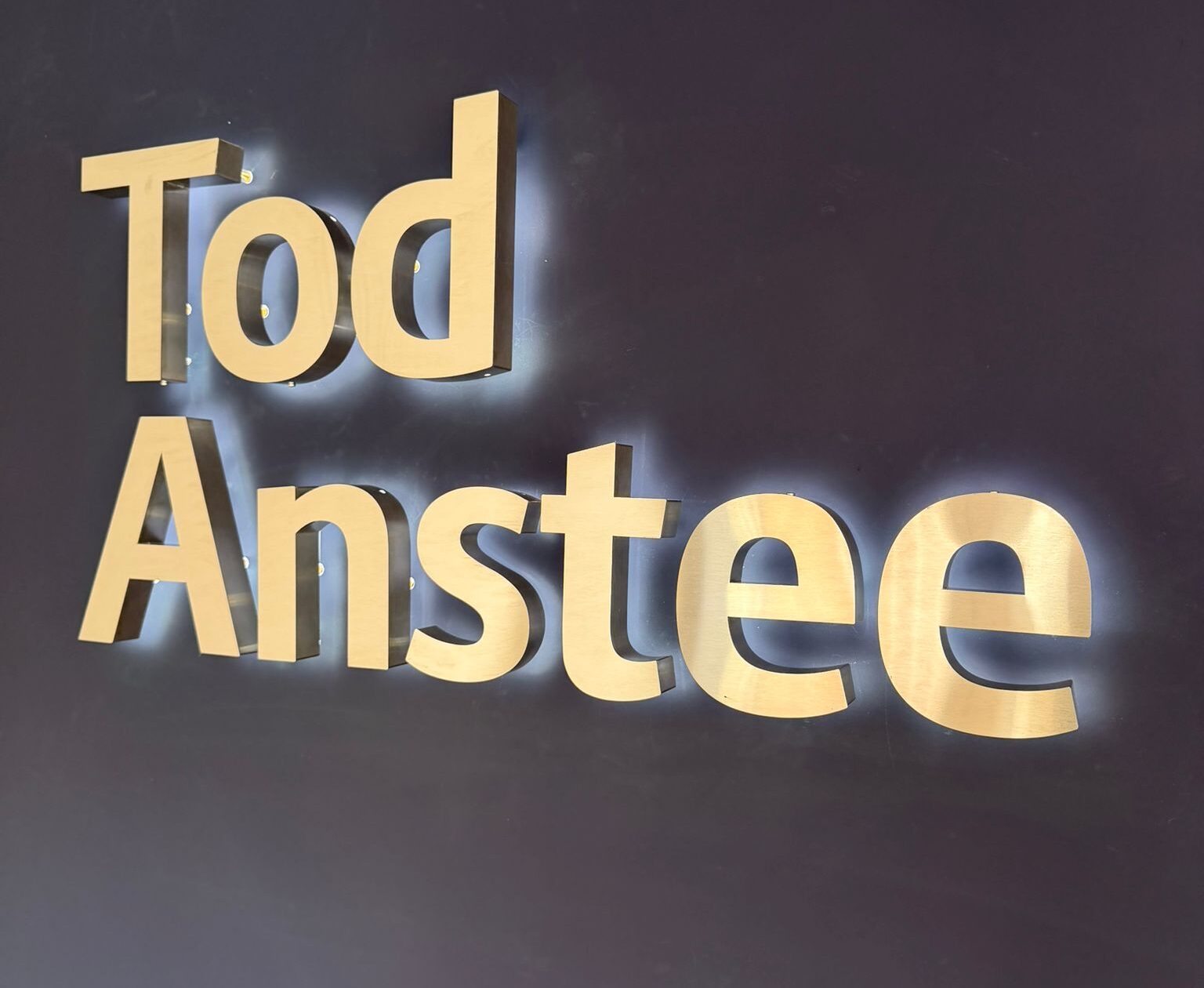Built-up letter signage